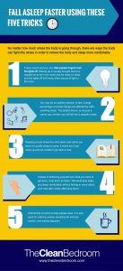Fall asleep faster using these five tricks
