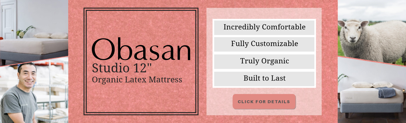 Obasan Studio 12″ Organic Latex Mattress