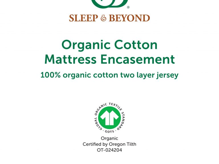 Sleep and Beyond Organic Cotton Mattress Encasement Mattress Protectors