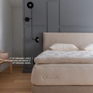 Obasan Deluxe Organic Wool and Latex Mattress Topper (2.5