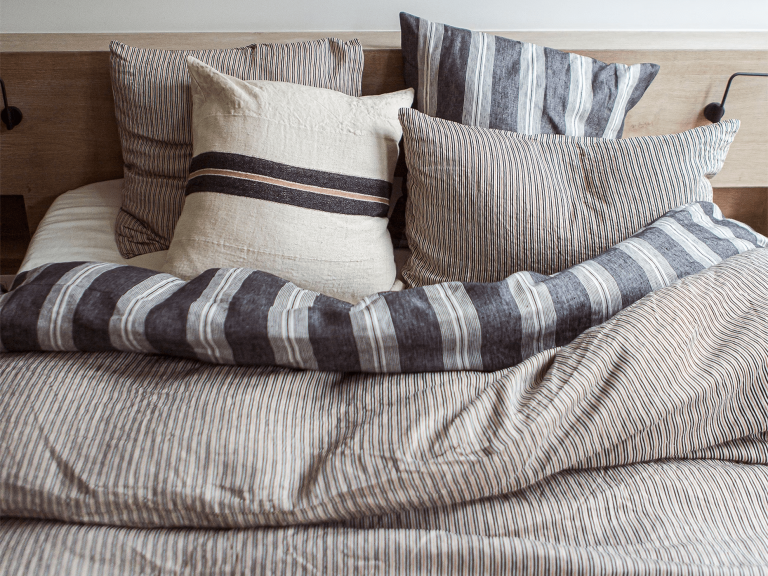 San Gabriel Stripe Duvet Cover - Thumbnail 5