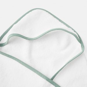 Cloud Loom™ Organic Baby Hooded Towel and Bath Mitt Set