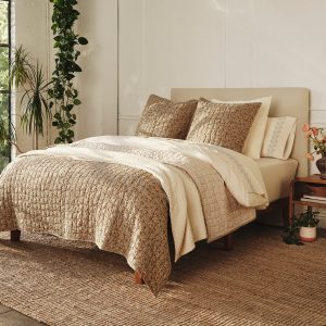 Blossom Handstitched Organic Quilt