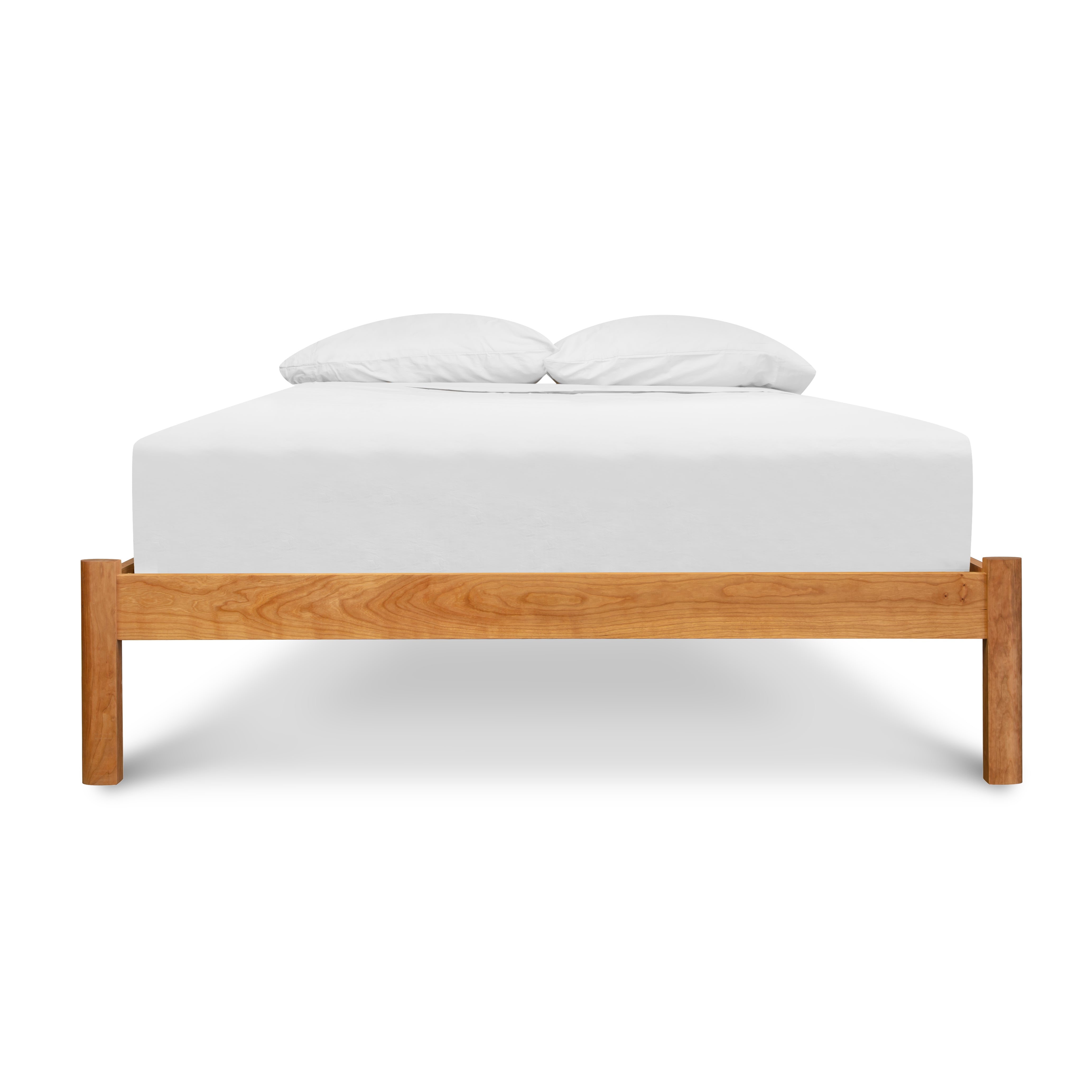 Heartwood Shaker Studio-Style Platform Bed in walnut
