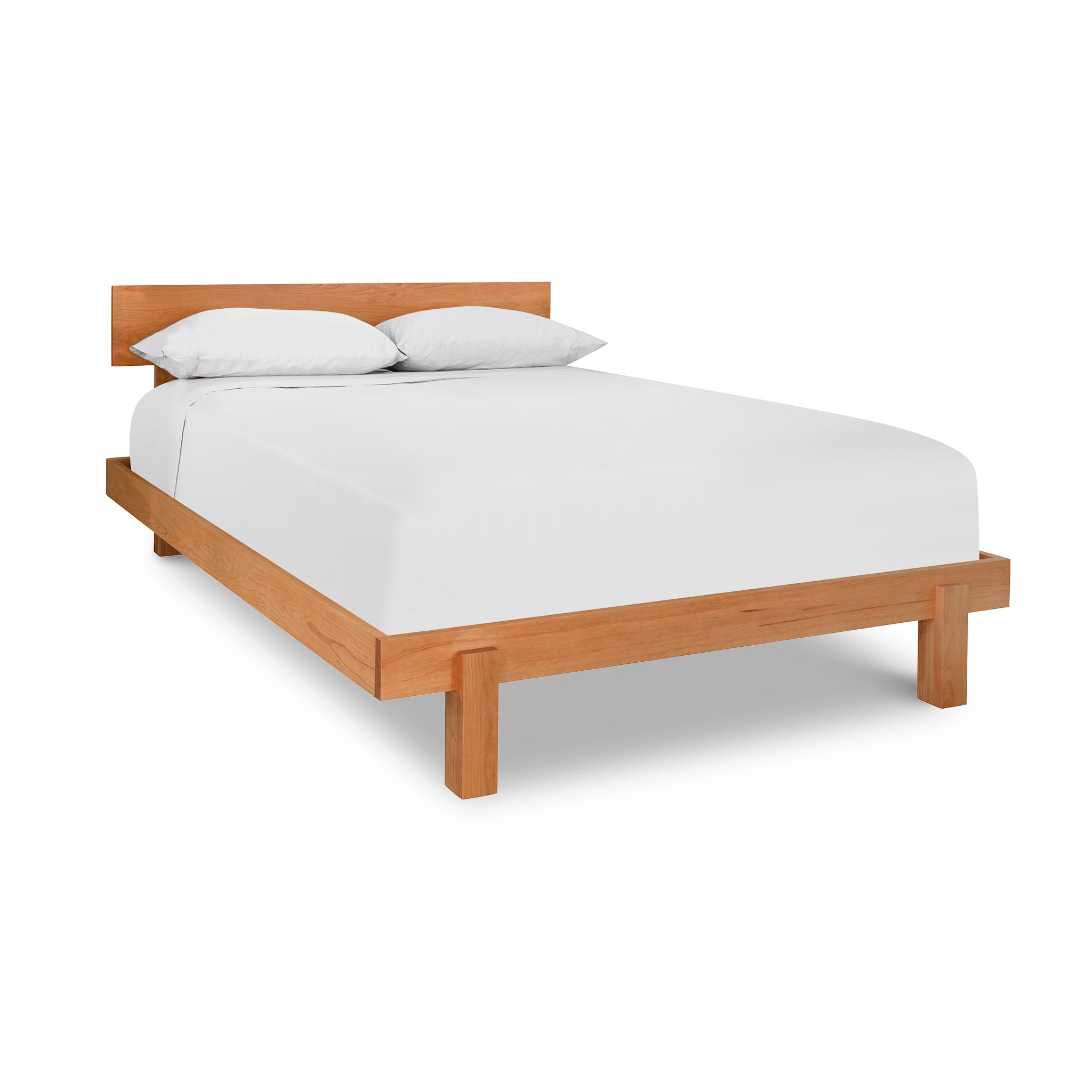 Kipling Bed in natural cherry, maple, or walnut hardwoods