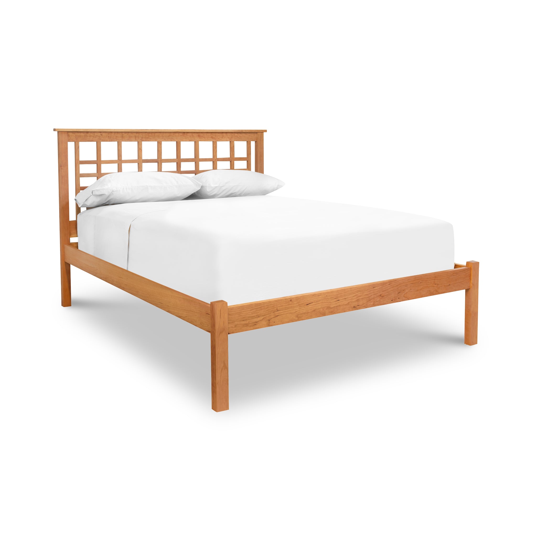 Modern Craftsman Low Footboard Bed in cherry