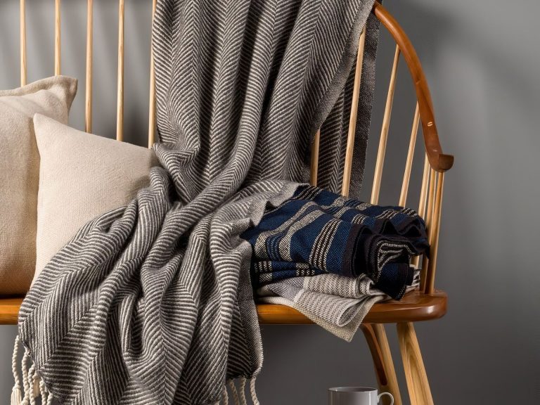 Brahms Mount Islesboro Cotton and Alpaca Throw Blankets and Quilts