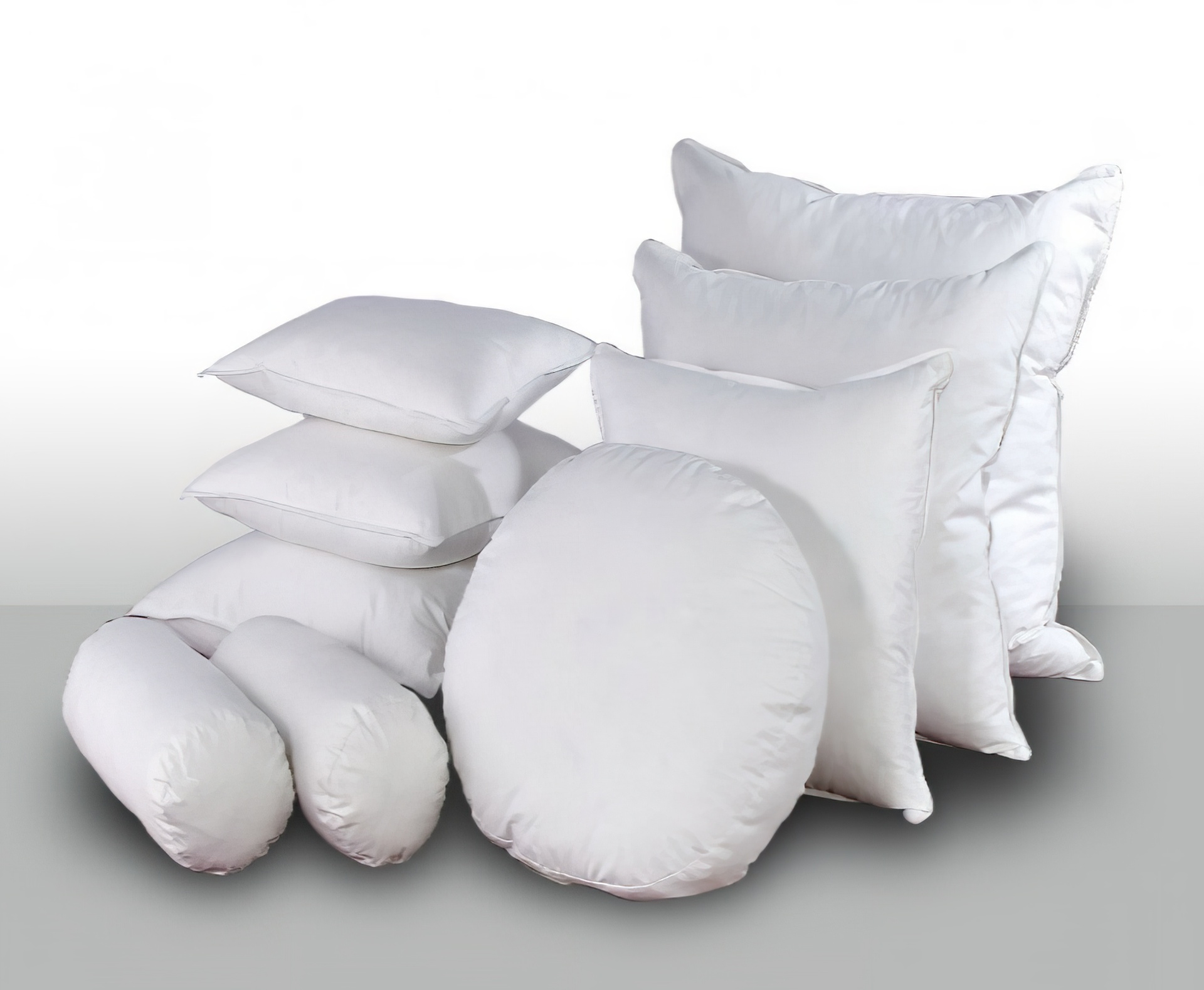 Downright Mackenza White Down and Feather Organic Pillow Inserts Down Pillows