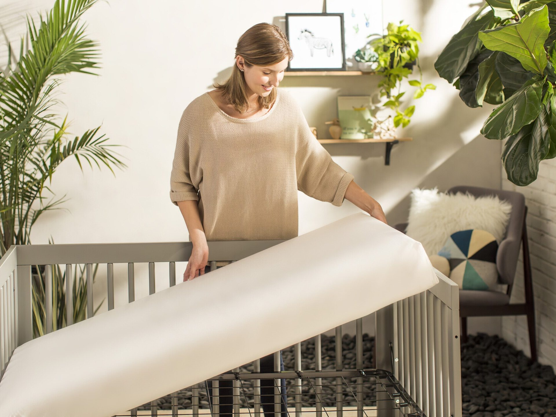 Naturepedic Lightweight Organic Cotton Crib Mattress Organic Crib