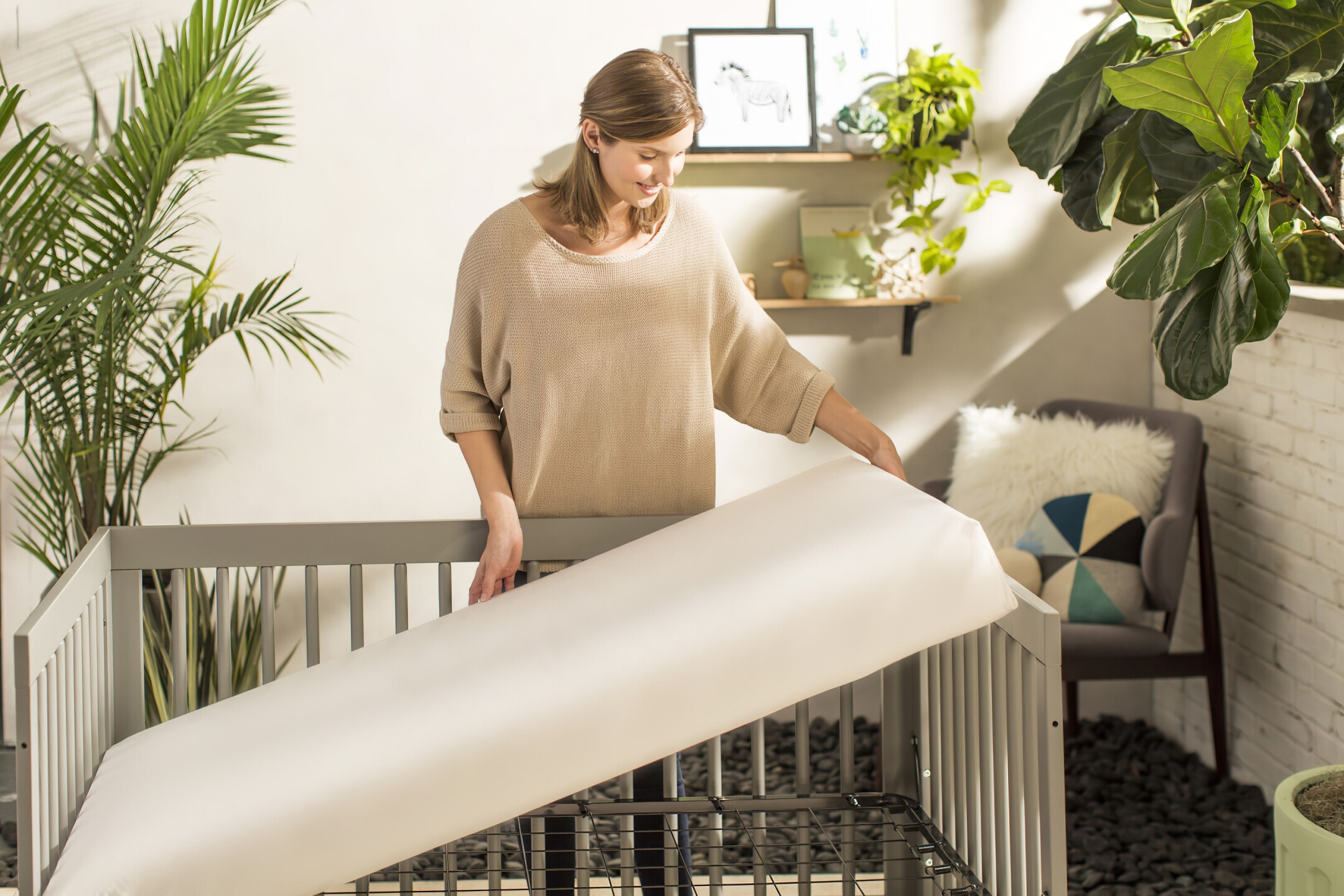 Naturepedic Lightweight Organic Cotton Crib Mattress Organic Crib