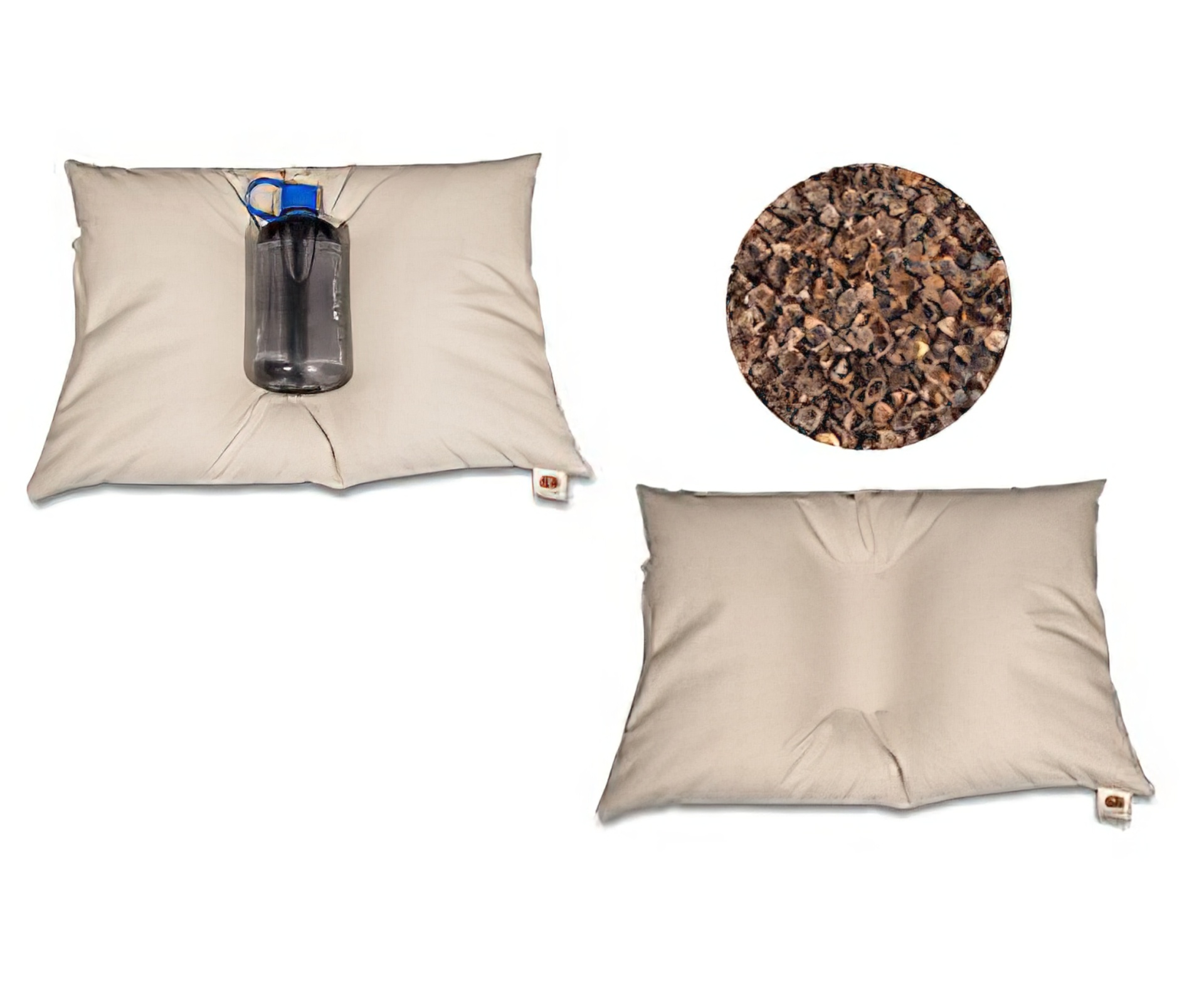 Sachi Organics Buckwheat Hull or Millet Hull Support Pillows