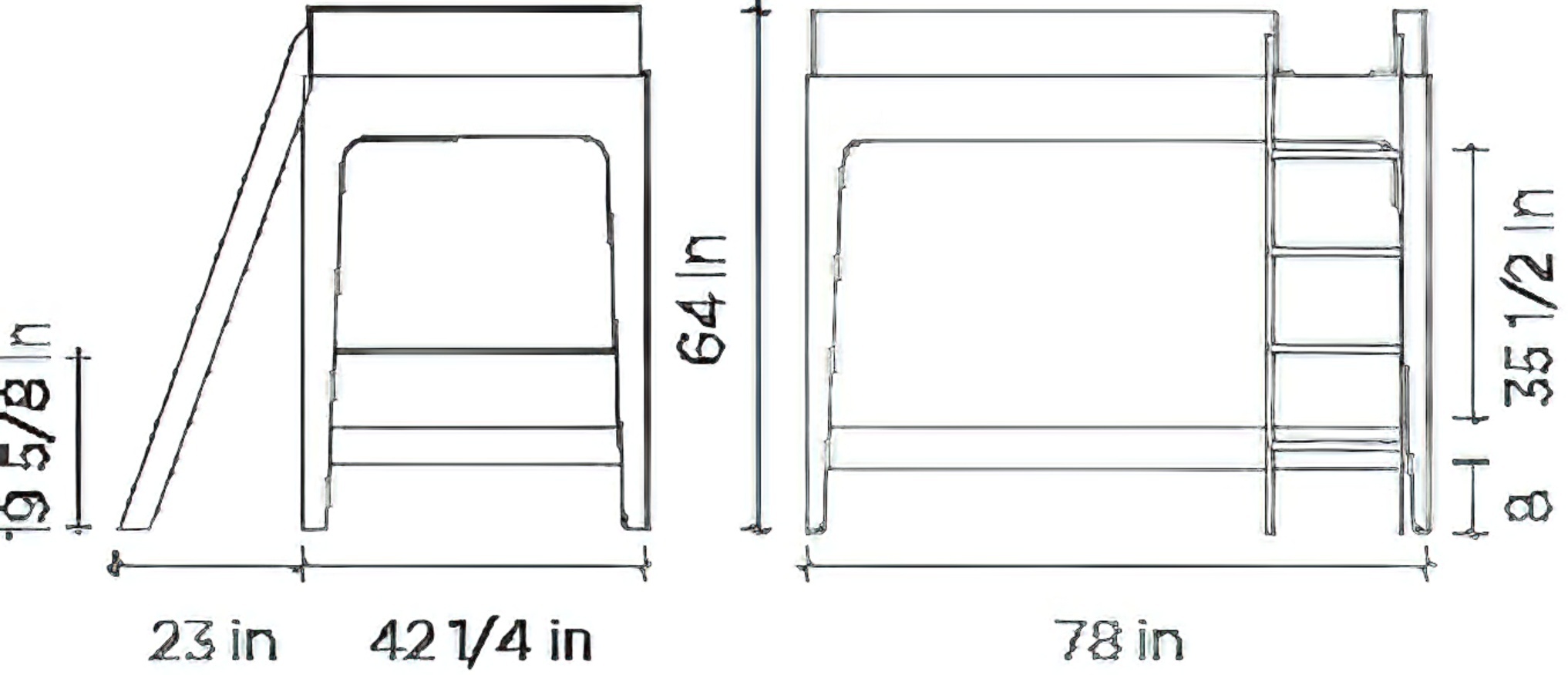 Oeuf Perch Bunk Bed Kids Room